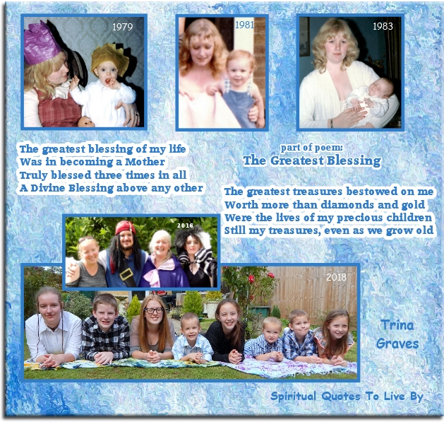 quote from poem The Greatest Blessing by Trina Graves - Spiritual Quotes To Live By