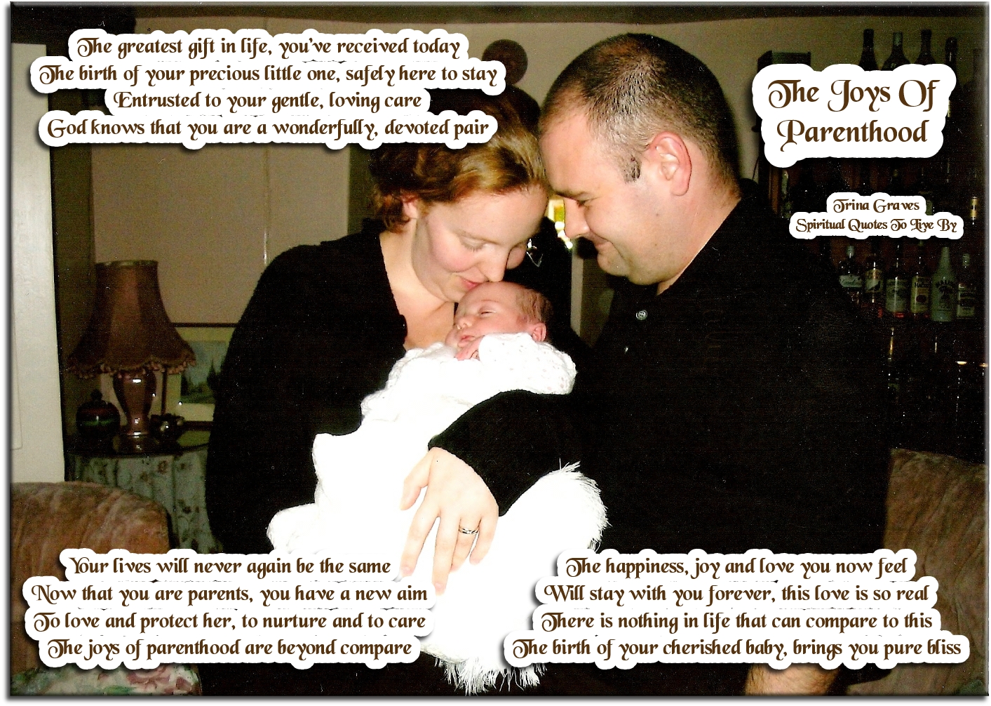 The Joys Of Parenthood - poem by Trina Graves of Spiritual Quotes To Live By
