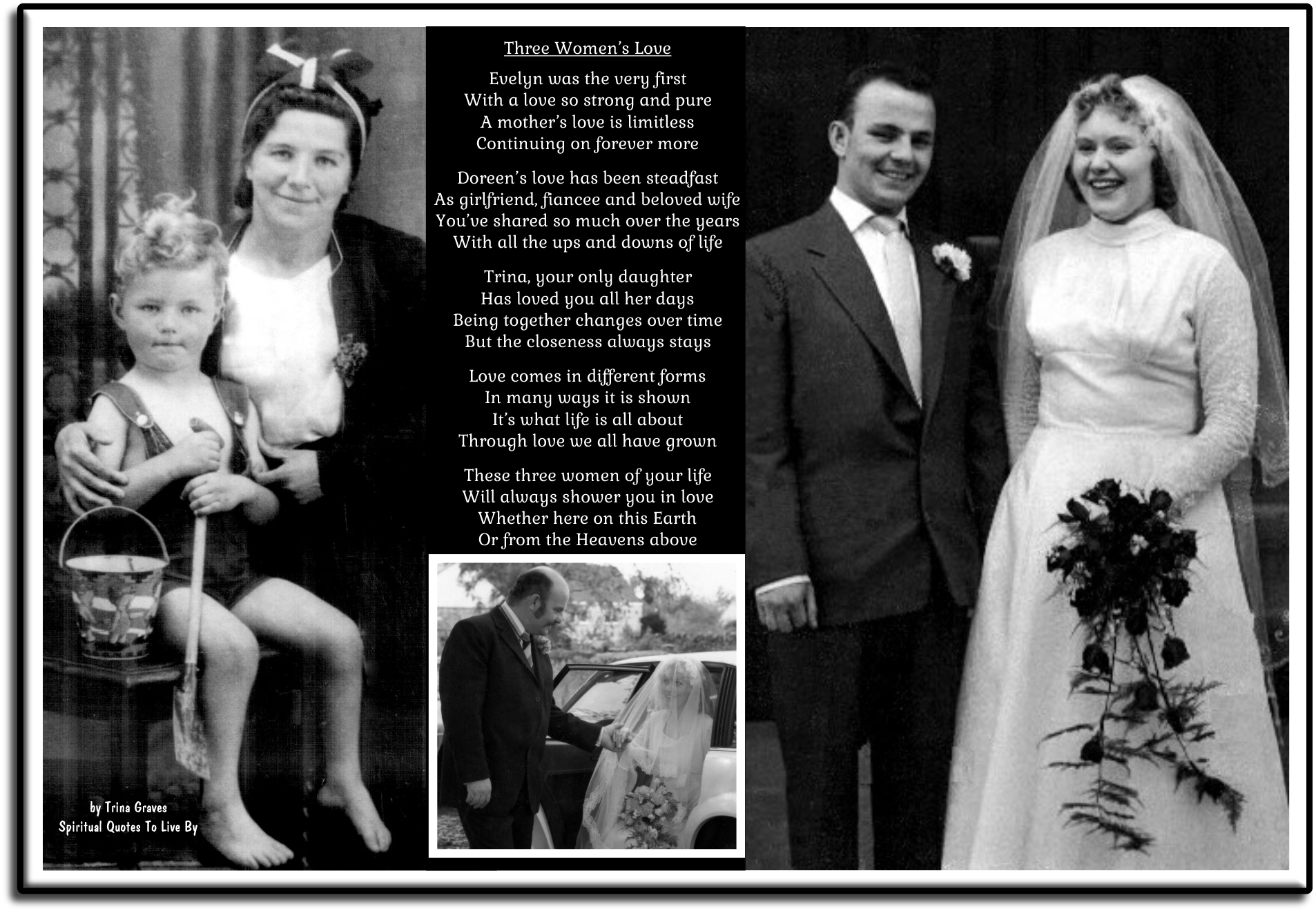 Three Women's Love - poem by Trina Graves of Spiritual Quotes To Live By